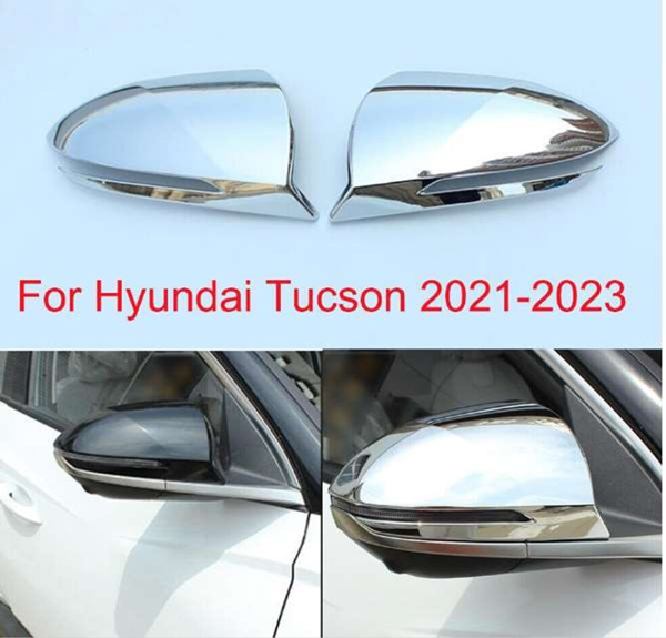 Hyundai Tucson Uyumlu 2021 Sonrası Ayna Kapağı ABS Krom Parça - Image 1