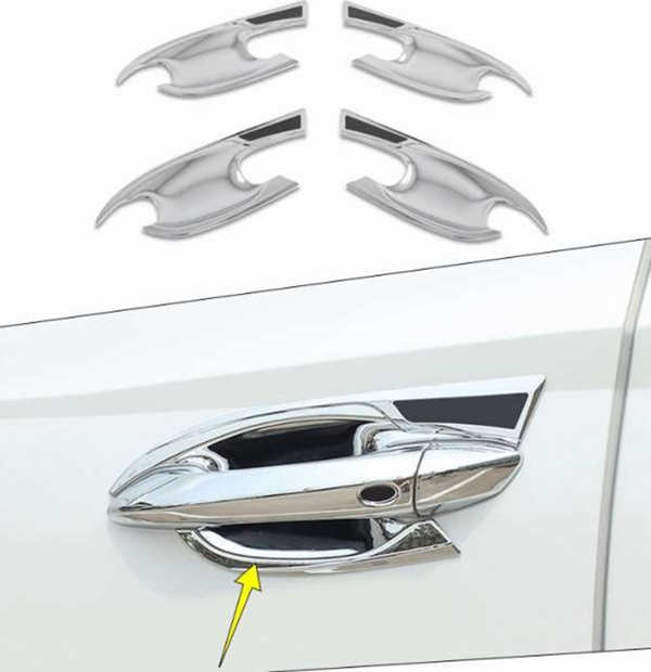Hyundai Tucson Uyumlu 2021 Sonrası Dış Kapı Kolu İç Kaplama ABS Krom Parça - Image 1