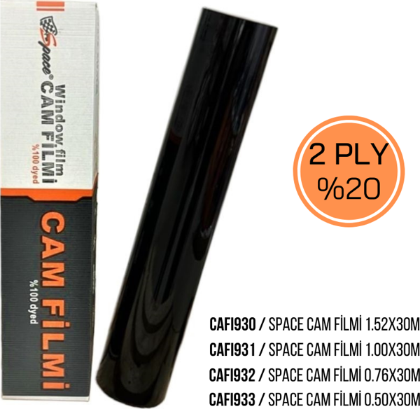 Cam filmi 1.00x30m %20 2PLY / CAFI931 - Image 1