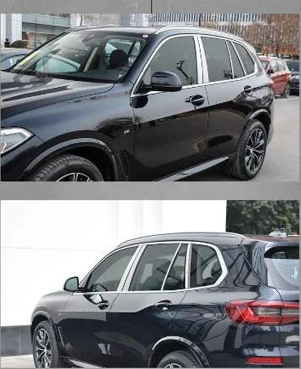 Bmw X5 Uyumlu 2007 2012 Cam Çıtası Kaplama Krom Parça - Image 1