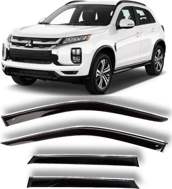 Mitsubishi Asx Uyumlu 2010 2017 Kromlu Cam Rüzgarlığı Parça - Image 1
