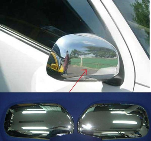 Toyota Hilux Uyumlu Vigo 2005 2011 Ayna Kapağı ABS Krom Parça - Image 1