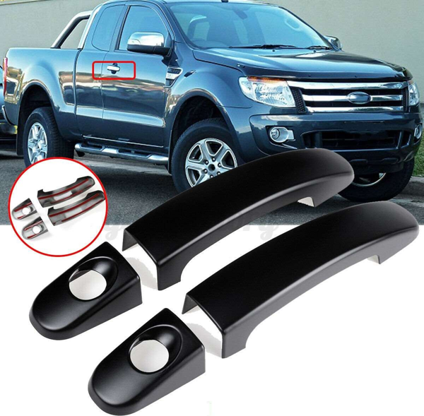 Ford Ranger Uyumlu 2012 Sonrası Kapı Kolu ABS Siyah Parça - Image 1