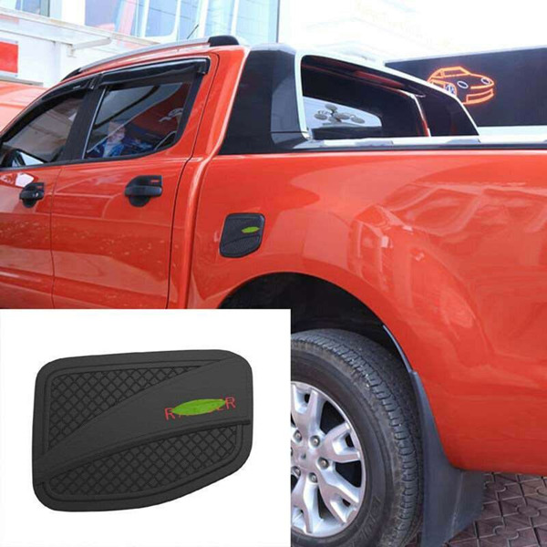 Ford Ranger Uyumlu 2015 Sonrası Depo Kapağı Kaplama Siyah Parça - Image 1