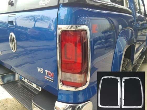 Volkswagen Amarok Uyumlu 2010 Sonrası Arka Stop Kaplama ABS Krom Parça - Image 1