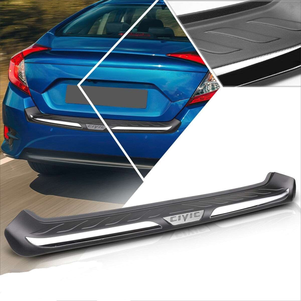 Honda Civic Uyumlu 2016 Sonrası Arka Tampon Eşik Koruma ABS Parça - Image 1