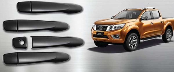 Nissan Navara Uyumlu 2016 Sonrası Kapı Kolu ABS Siyah Parça - Image 1