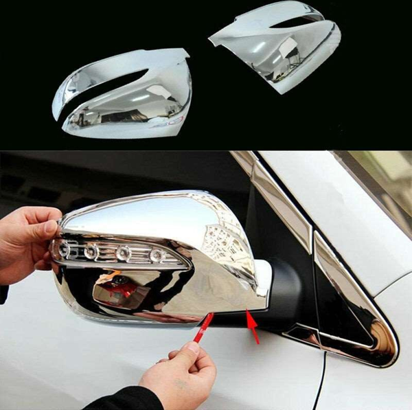 Hyundai Ix35 Uyumlu 2010 Sonrası Ayna Kapağı ABS Krom Parça - Image 1