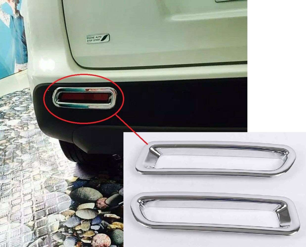 Suzuki Grand Uyumlu Vitara 2015 2019 Arka Reflektör Çerçevesi Krom Parça - Image 1