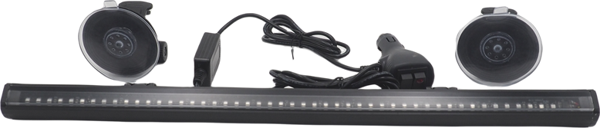 Çakar lamba 12-32v esnek model 44cm vantuzlu çakarlı mavi-kırmızı / LAPA544 - Image 1