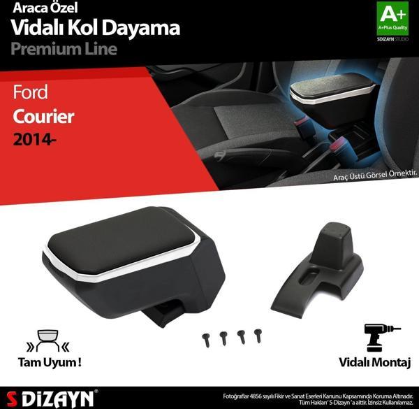 Ford Courier Uyumlu Kol Dayama Kolçak ABS Vidalı Gri 2014 Üzeri A+Kalite Parça - Image 1