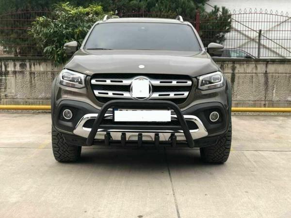 Mitsubishi L200 Uyumlu Ön Tampon Koruma Demiri 2007+ / 2020+ Siyah Pwt03 Parça - Image 1