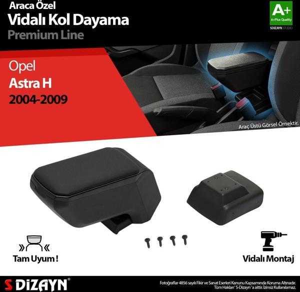 Opel Astra Uyumlu H ABS Vidalı Kol Dayama Kolçak Siyah 2004-2009 A+Kalite Parça - Image 1