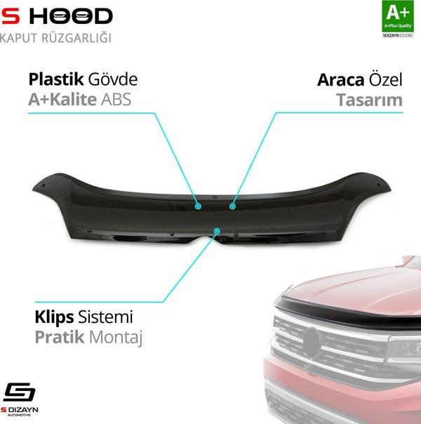S-Dizayn Citroen Uyumlu Jumper ABS Plastik Kaput Rüzgarlığı 2014 Üzeri A+Kalite Parça - Image 1