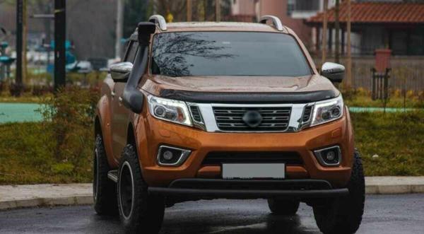 Mercedes X-Class Uyumlu Off Road Ön Tampon Koruma Demiri Siyah Çiftli Bıyık 2017+ Pst18 Parça - Image 1