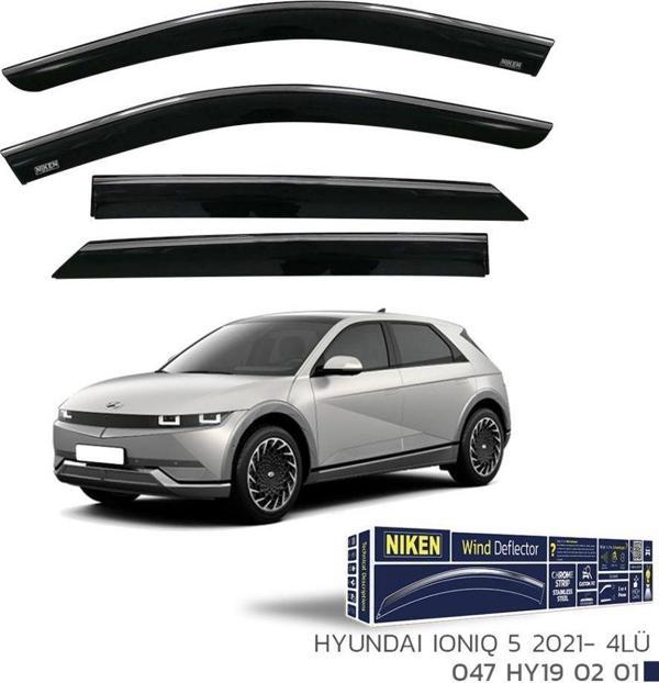 Hyundai Ioniq Uyumlu 5 Kromlu Cam Rüzgarlığı -2021 Niken Parça - Image 1