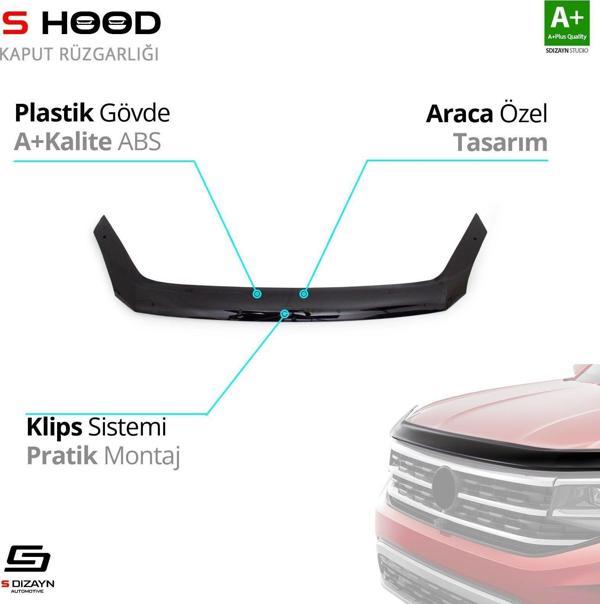 en Uyumlu Crafter ABS Plastik Kaput Rüzgarlığı 2006-2017 A+Kalite Parça - Image 1