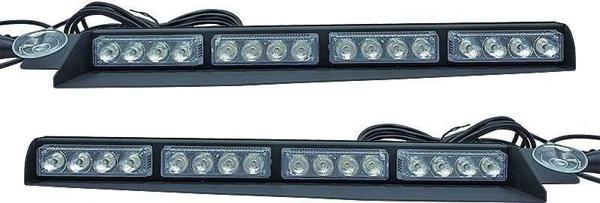 Çakar lamba vantuzlu 2'li set 12-30v kırmızı-mavi / LAPA542 - Image 1