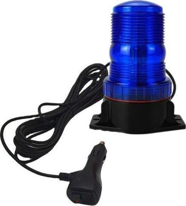 7 fonksiyonlu Uyumlu tepe lambası çakarlı mıknatıslı dikey model 12-30v mavi / LAIK537-3 Parça - Image 1
