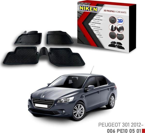 Peugeot 301 -2012 için Uyumlu 3D Paspas - Image 1