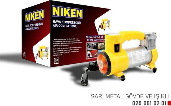 Niken Hava Kompresörü Sarı Metal Gövde 150 Psı - Image 1