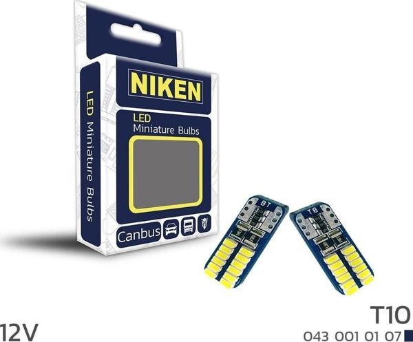 Niken Led Ampul T10 Canbus Park Ledi 24 Ledli 12V - Image 1