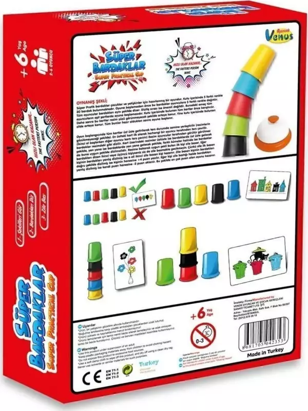 Saki Toys İnci Paketi Sürpriz Bardaklar - Image 1
