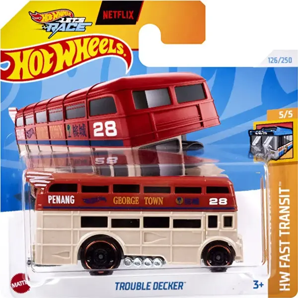 Hot Wheels Tekli Arabalar Trouble Decker HTB45 - Image 1