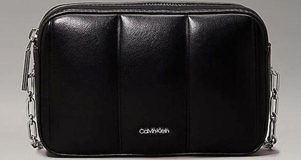 Calvin Klein Kadın Siyah Line Quilt Çapraz Çanta - Image 1
