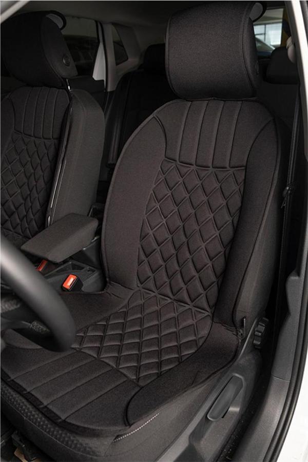 Hyundai Tuscon Yeni Lüx Oto Koltuk Minderi Ön 2'li Set Elegance Serisi SİYAH - Image 1