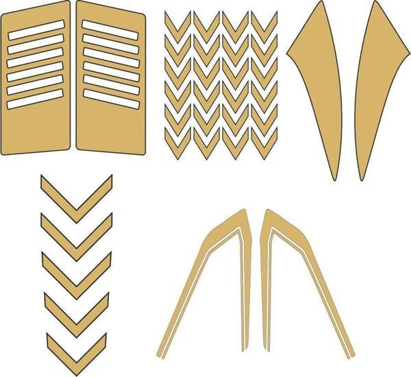 Cg Gold Sticker ve Depo Şerit Seti - Image 1