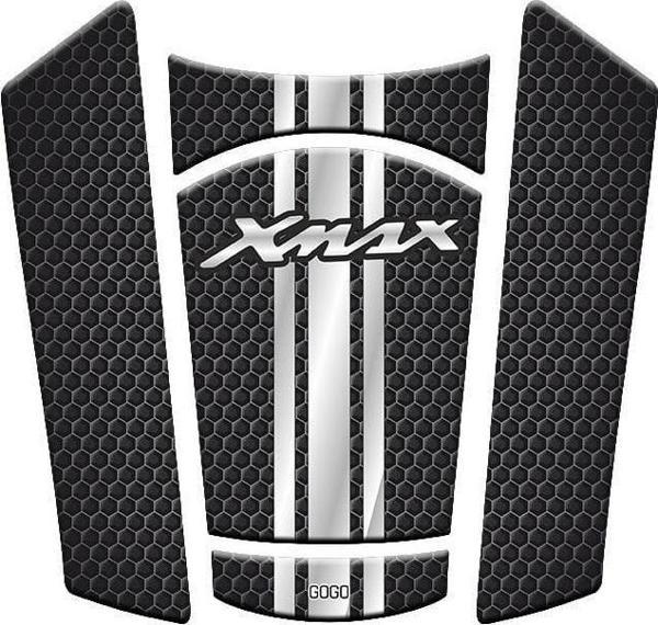 YAMAHA XMAX 2023 - 2024 UYUMLU TANK PAD SİYAH BEYAZ  - Image 1