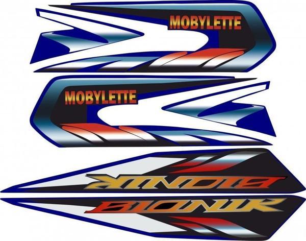 Mobylette Bionik Yazı Seti Lacivert - Image 1