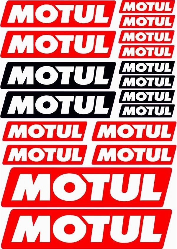 Motosiklet Sticker Motul 18 Parça A4 Boy - Image 1