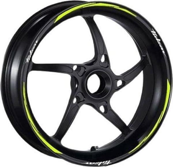 Bajaj Pulsar Jant Şeridi 1Set Florasan Sarı - Image 1