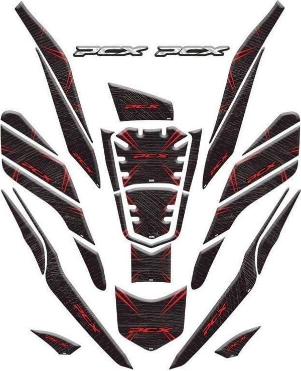 Honda PCX 2021-2024 Uyumlu Tank Pad 05 - Image 1