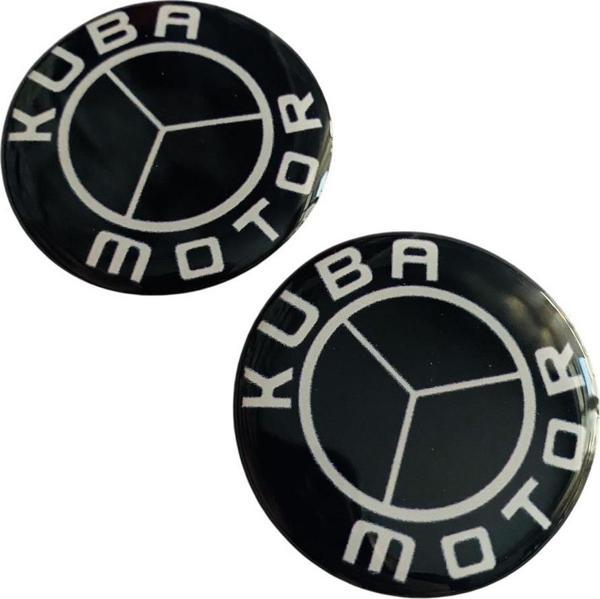 Kuba Logo Damla Etiket 5X5CM 2Li Siyah - Image 1