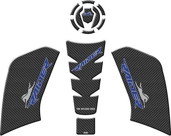 Tvs Raider 125 2023-2024 Uyunlu Tank Pad Set 004 - Image 1