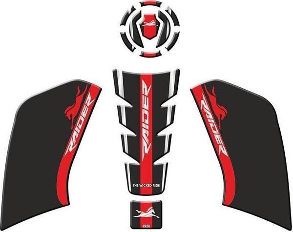 Tvs Raider 125 2023-2024 Uyunlu Tank Pad Set 006 - Image 1