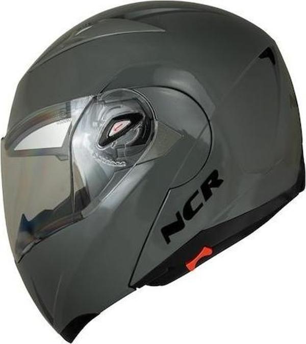 Ncr Çene Açılır Vizörlü Ece Belgeli Nardo Gri Kask - Image 1