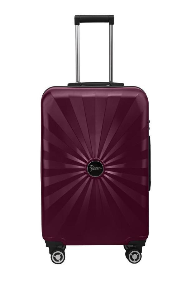 Kabin Boy %100 Polikarbon Valiz 4x2 Teker Bordo 1809 - Image 1