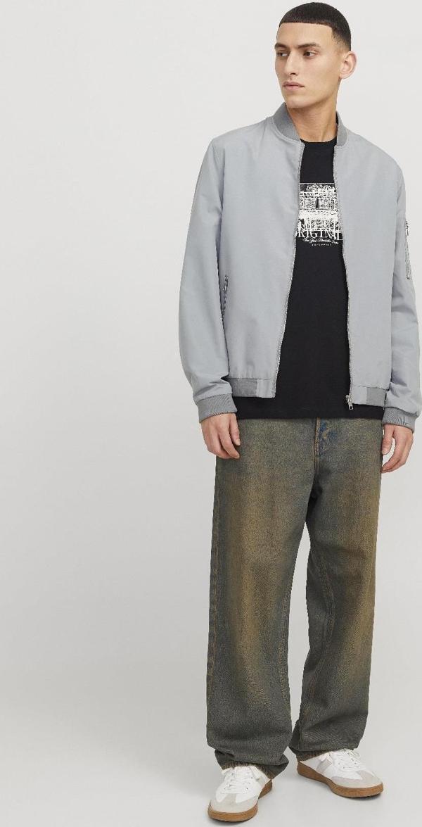 Jack&Jones JJERUSH BOMBER NOOS GRİ - Image 1