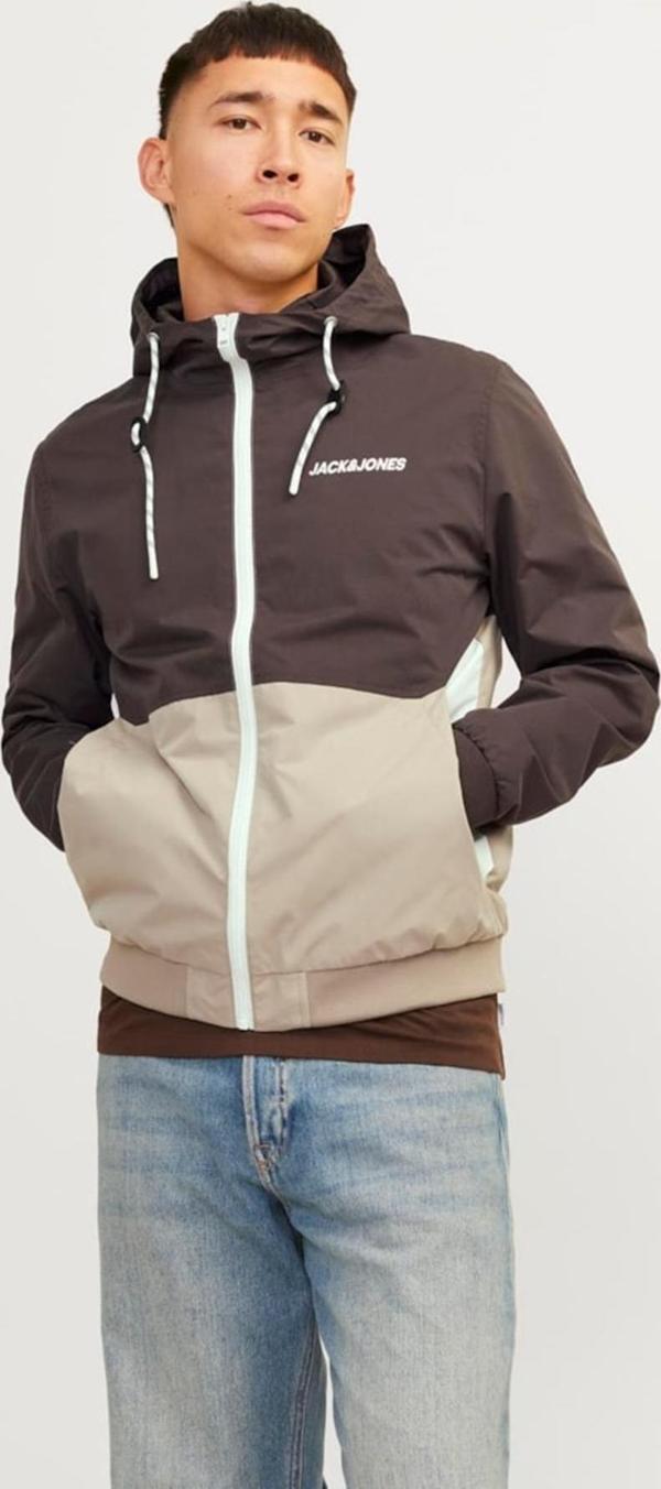 Jack&Jones JJERUSH HOOD BOMBER NOOS KAHVERENGİ - Image 1