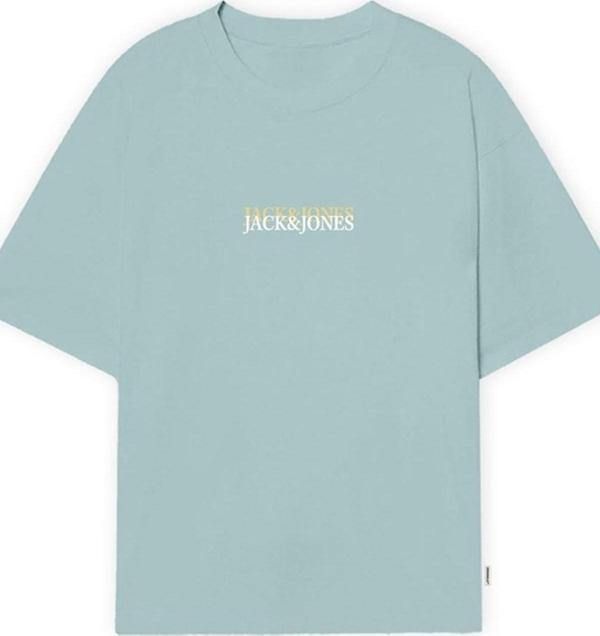 Jack&Jones JORLAFAYETTE EMB TEE SS CREW NECK12251768 A.GRİ - Image 1