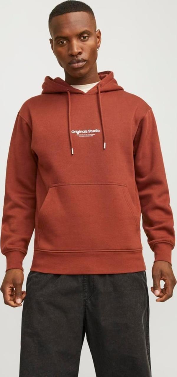Jack&Jones JORVESTERBRO SWEAT HOOD NOOS 12241687 KİREMİT - Image 1