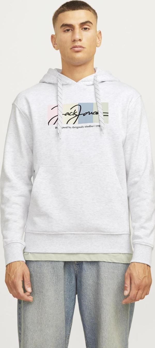 Jack&Jones JORPORTLAND BLOCK SWEAT HOOD LN BEYAZ12262421 - Image 1