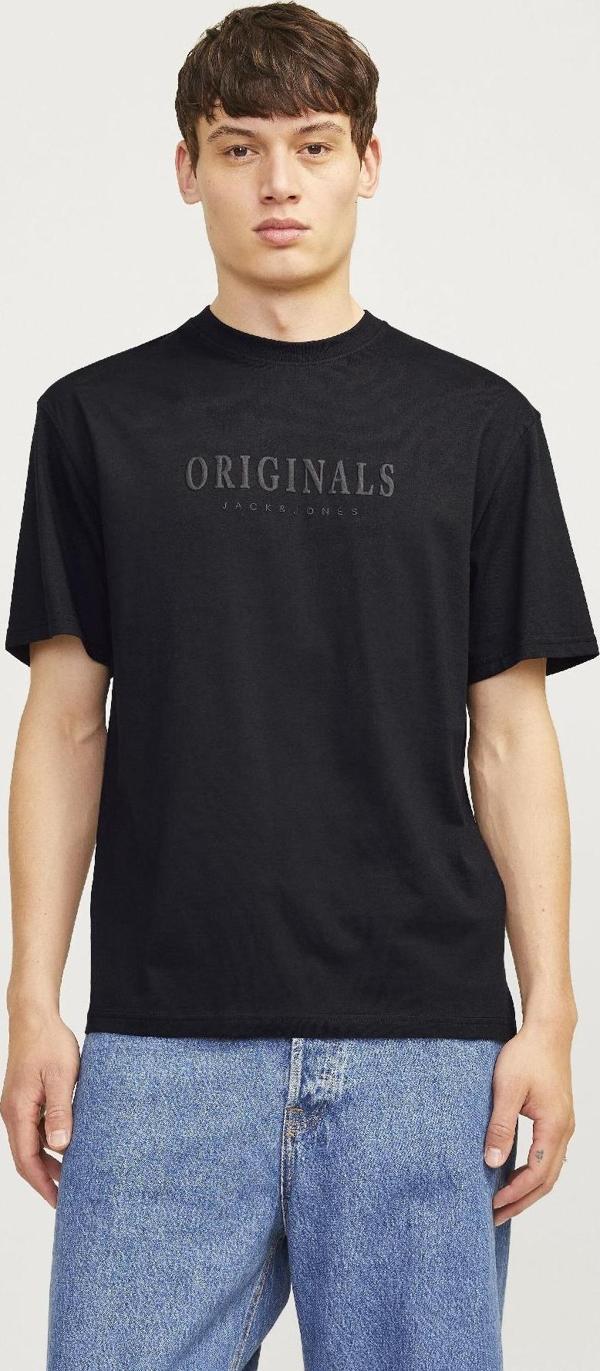 Jack&Jones JORFREDERIKSBERG TEE SS CREW NECK NOOS SİYAH - Image 1