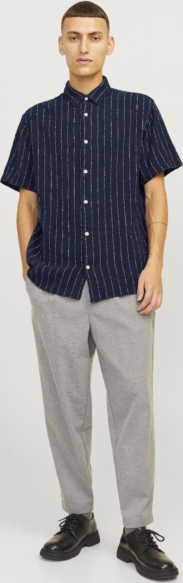 Jack&Jones JORJOSHUA DOLGULU DOKUMA GÖMLEK SS  - Image 1