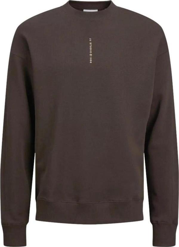 Jack&Jones JJMICAH SWEAT CREW NECK KAHVERENGİ 12256808 - Image 1