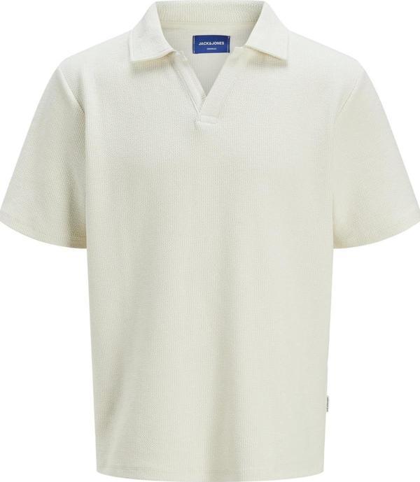 Jack&Jones JORISLINGTON TEXTURE POLO SS BEYAZ - Image 1